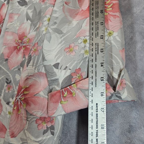 Alfred Dunner feminine floral formal jacket Womens 12 open career wedding party - Picture 4 of 9